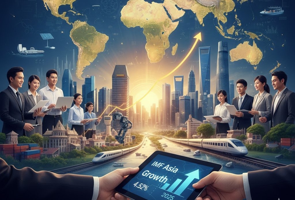 IMF Ups Asia Growth to 4.5% for 2025: Key Economic Takeaways IMF Asia Economic Outlook 2025: Growth Drivers and Digital Transformation