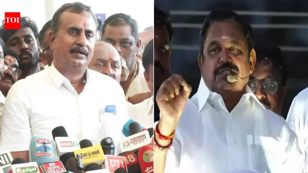 Cracks in AIADMK out in open: Velumani camp moves to sideline EPS in Tamil Nadu assembly | India News
