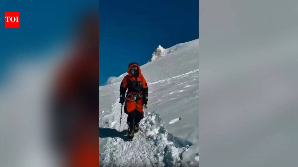 Mountaineer Shradha Gupta advances towards Everest summit after historic Manaslu climb