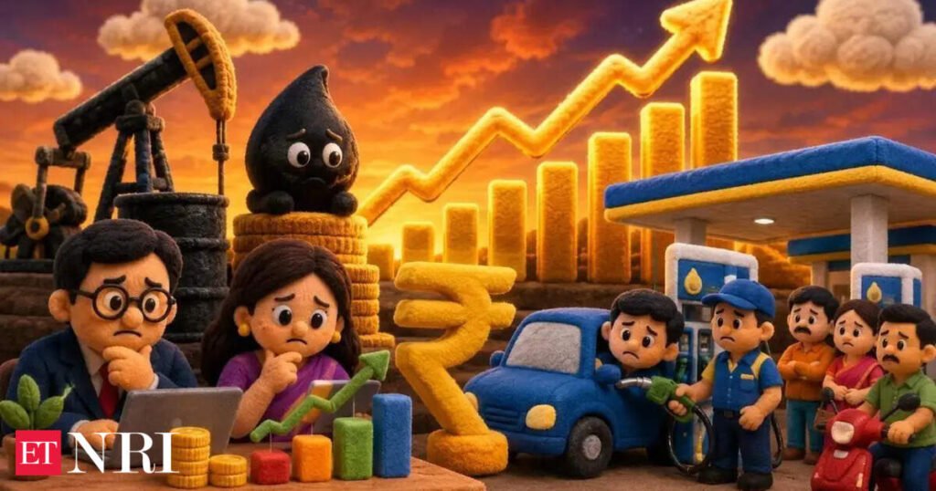 Oil above $100: How soaring crude prices are hitting India – explained in 10 charts