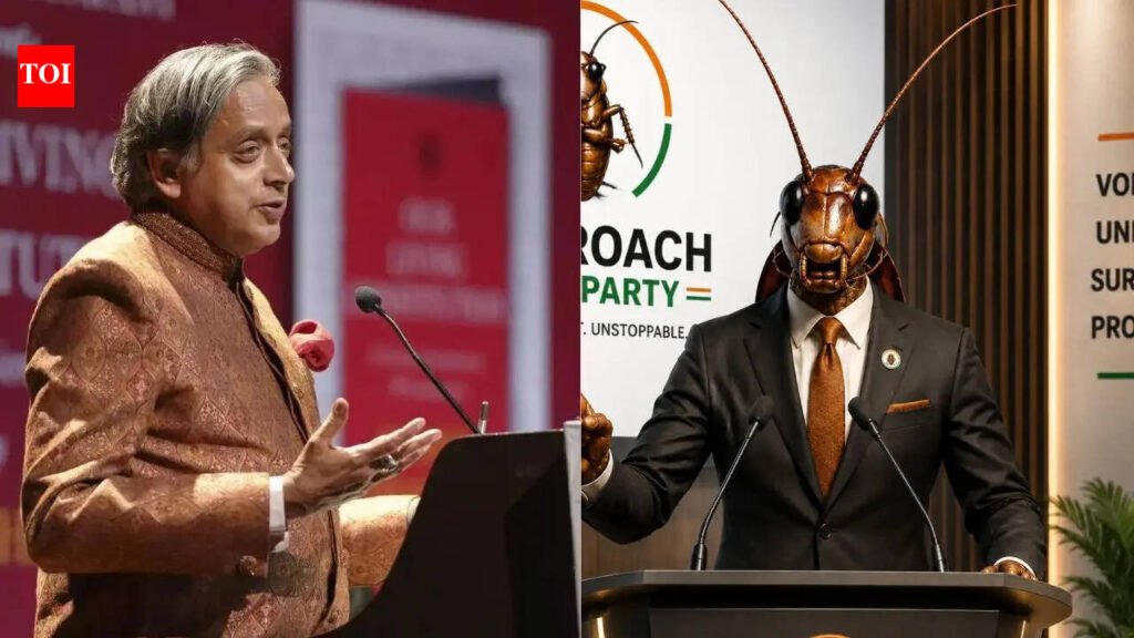 Shashi Tharoor: Shashi Tharoor Supports Satirical ‘Cockroach Janta Party’ Amid Account Withholding Controversy | India News