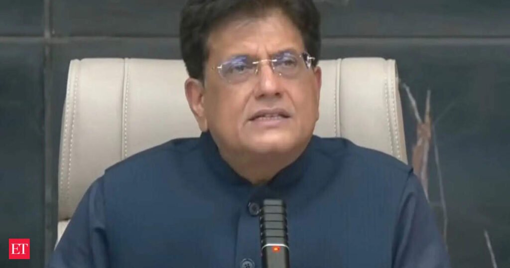 Centre seeks states’ bids for 50 industrial parks in 4 months, eyes rollout in 3 years: Piyush Goyal