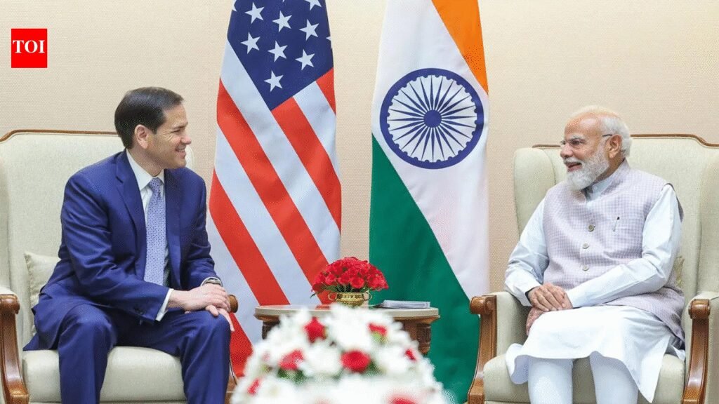 Rubio delivers invitation to PM from Trump to visit US, says US won’t allow Iran to hold energy market hostage | India News