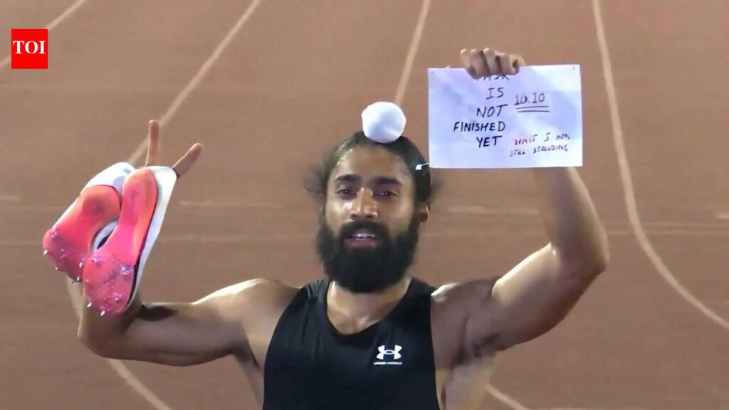 ‘Fastest man in India wears whites’: Navy salutes petty officer Gurindervir who broke national 100m record | India News