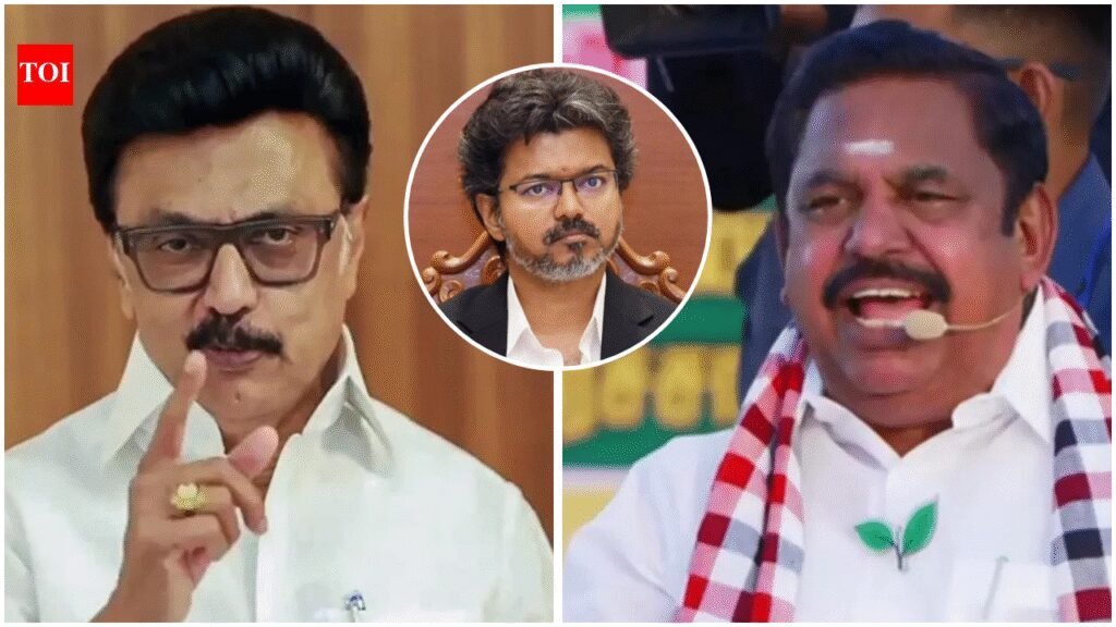 ‘Horse-trading at horse-speed’: Stalin attacks TVK after 3 AIADMK MLAs quit; EPS alleges ‘pre-planned conspiracy’ | India News