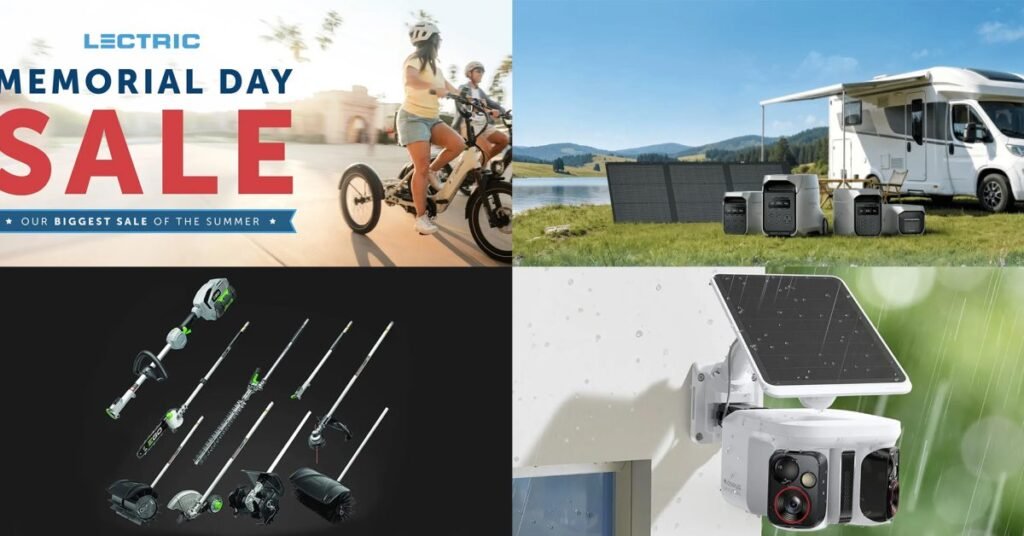 Memorial Day Green Deals hub – EVs, power stations, electric tools, devices, and much more
