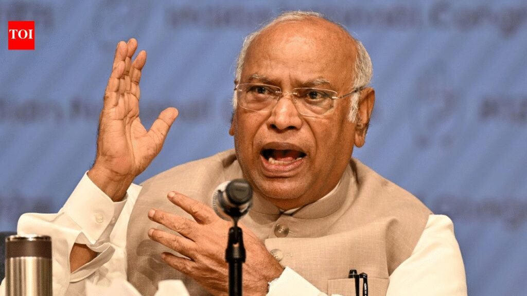 ‘Accused of being Pakistani’: Kharge claims Centre targeting students raising concerns in CBSE evaluation row | India News