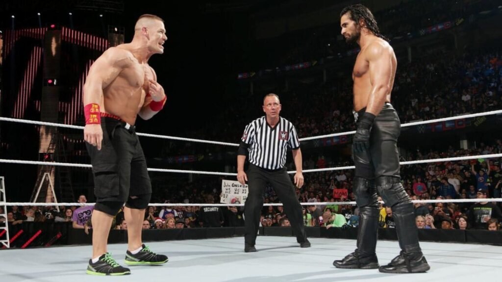 John Cena shows up at Seth Rollins’ wrestling school