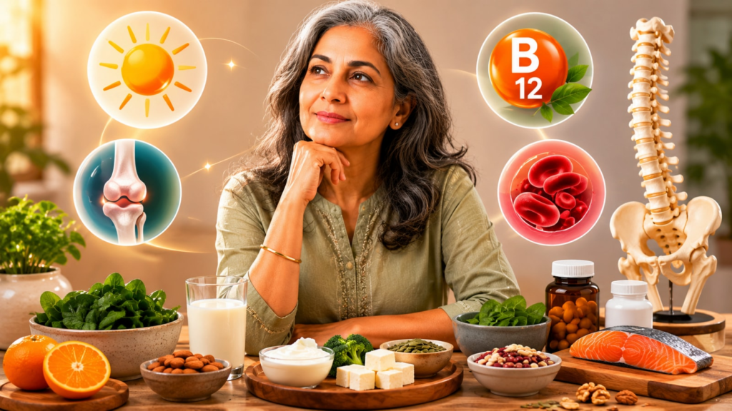 4 key nutrient deficiencies that most Indian women face after 50 | Health News