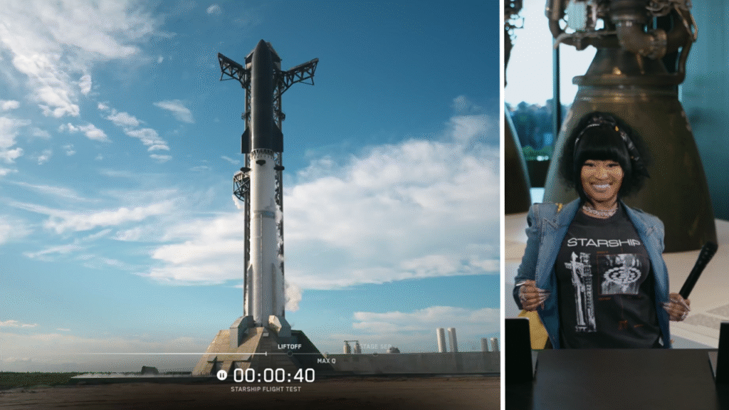 SpaceX’s 1st Starship V3 megarocket launch scrubbed at last minute. Sorry, Nicki Minaj