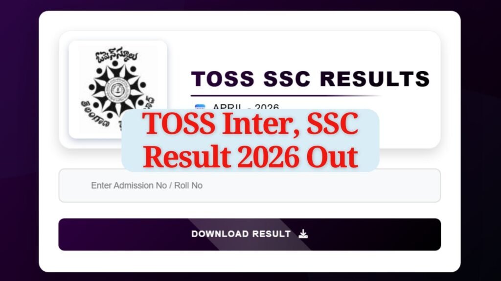 Telangana TOSS SSC, Inter results 2026 Out: How to check and download scorecards | Education News