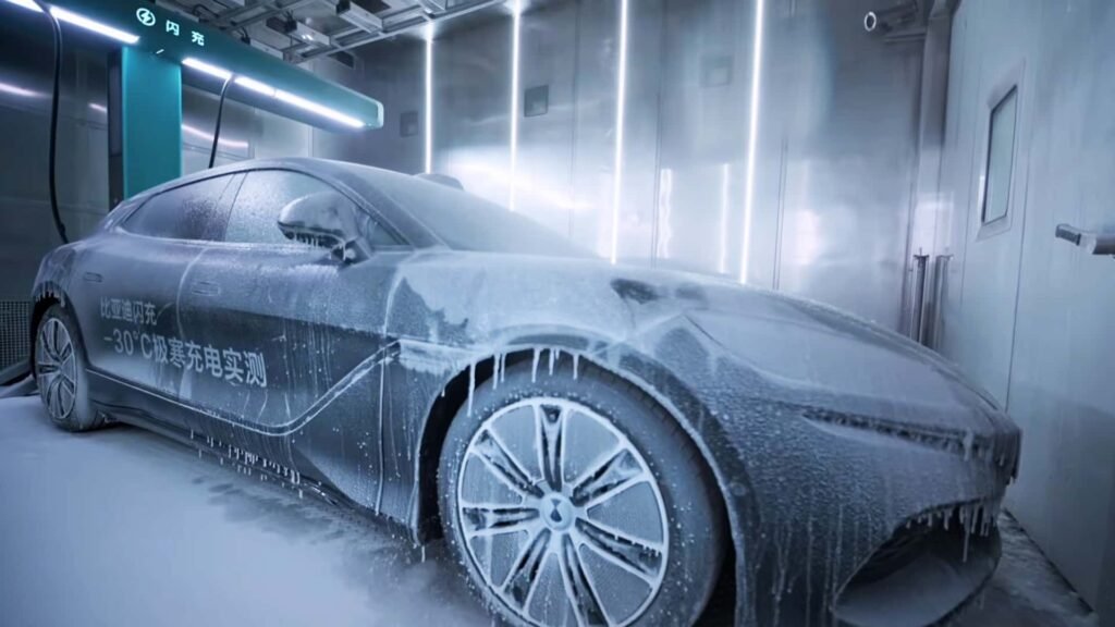 Frozen To -22 Degrees, BYD’s New EV Just Charged To 97% In Only 12 Minutes