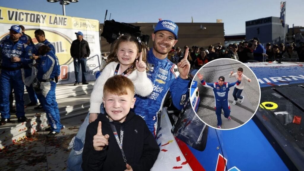 Kyle Larson explains the deeply personal meaning behind his “Tiny Kyle” tribute to Kyle Busch