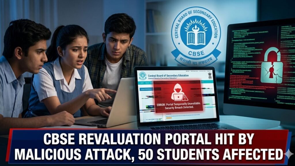 CBSE revaluation portal hit by malicious attack, 50 students affected