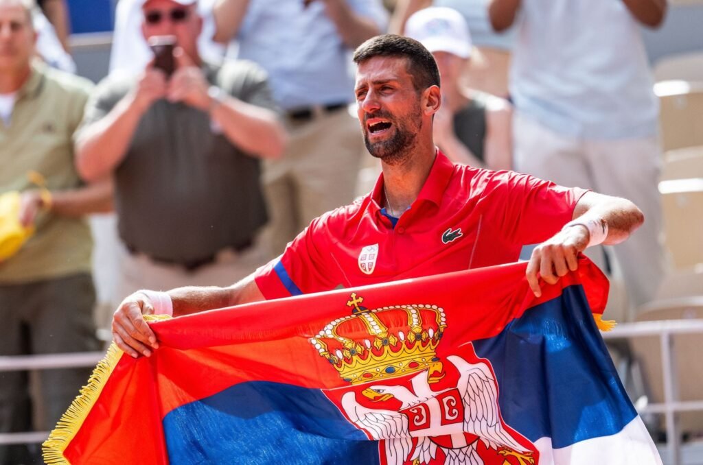 Novak Djokovic proudly celebrates his Serbian roots at French Open even after moving family to Greece