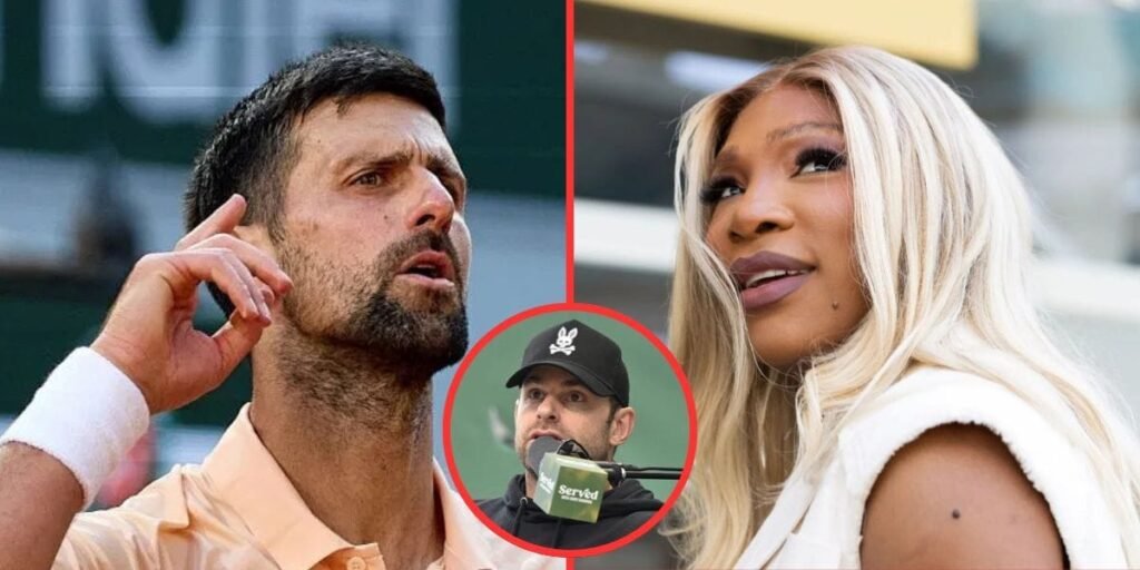 Novak Djokovic is in Serena Williams mode