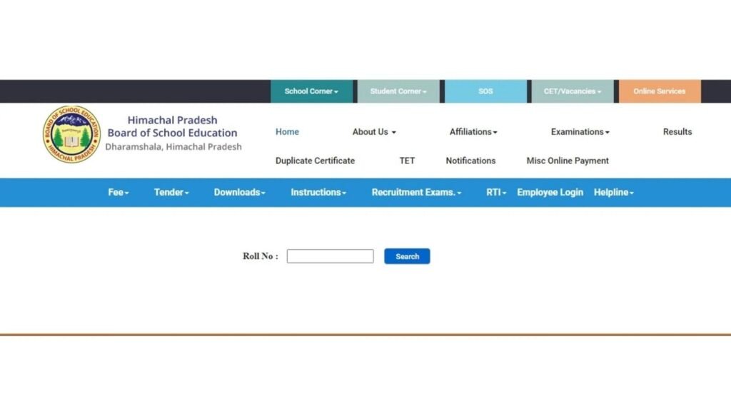 HPBOSE HP Board 10th Result 2026 Official Website Link at hpbose.org for Marksheet Download