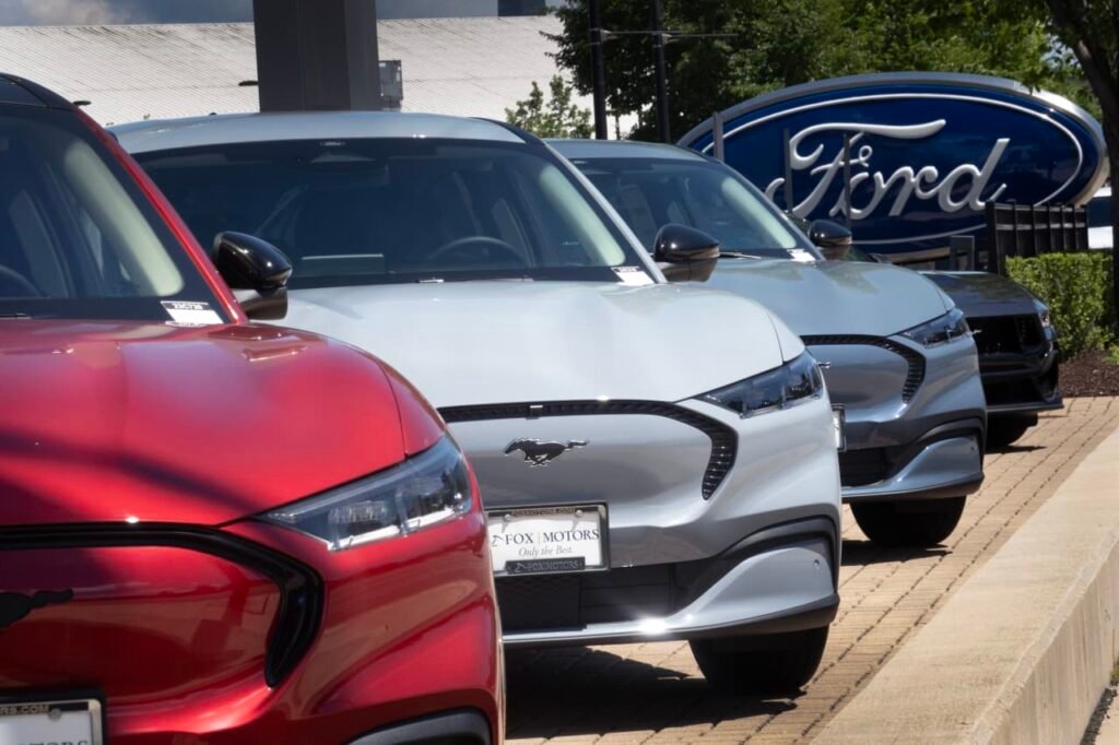 Ford’s stock is the S&P 500’s biggest gainer. The carmaker is putting a very Tesla spin on things.