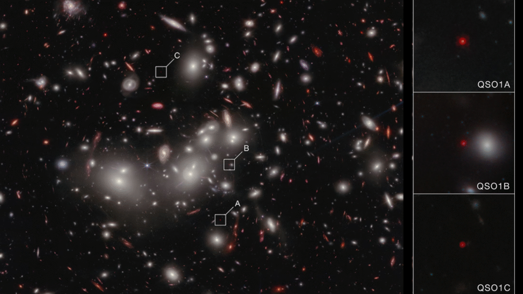 James Webb Space Telescope discovers a black hole that formed before its host galaxy