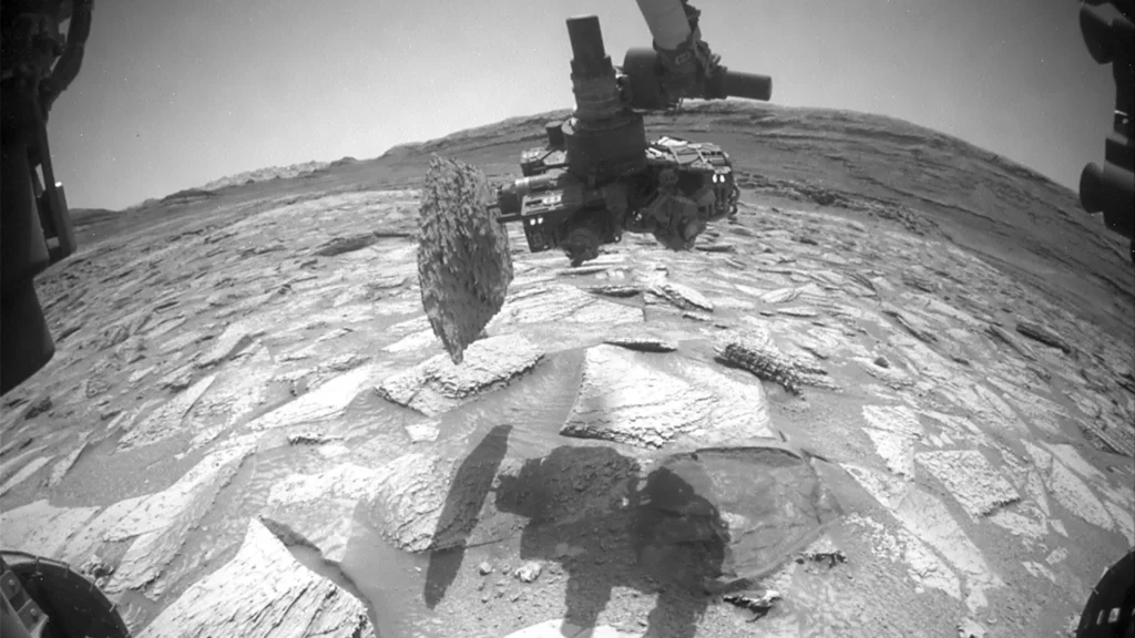 NASA’s Curiosity rover accidentally pulled a rock out of Mars