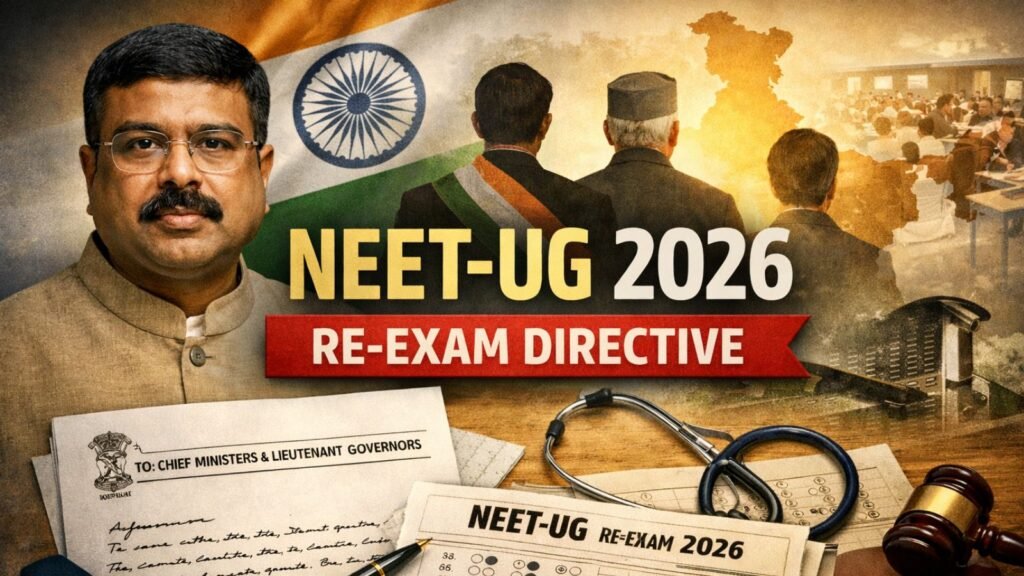 Edu Min Dharmendra Pradhan writes to CMs, LGs to ensure ‘fair’ conduct of NEET-UG 2026 re-exam