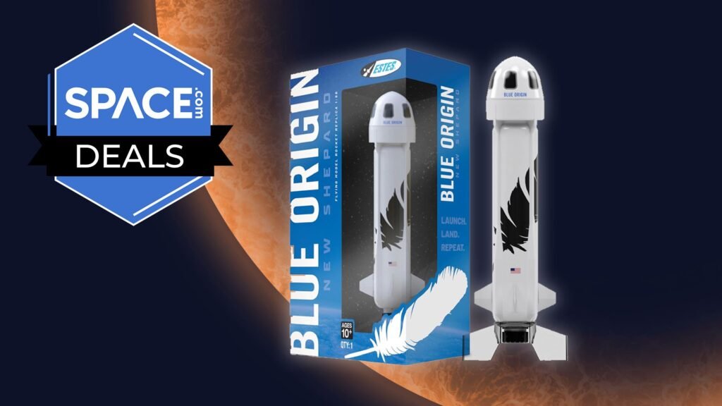 The Estes Blue Origin model rocket is now under $30 for Memorial Day!