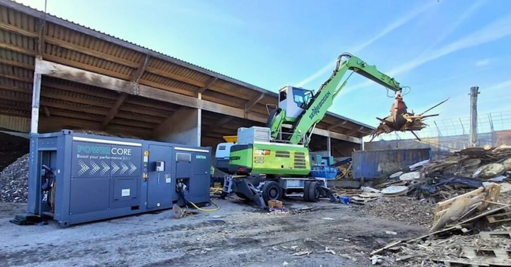 Sennebogen shows off electric, autonomous material handler