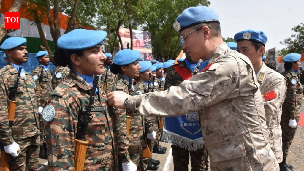 Over 550 Indian peacekeepers in South Sudan awarded UN Medal of Honour | India News