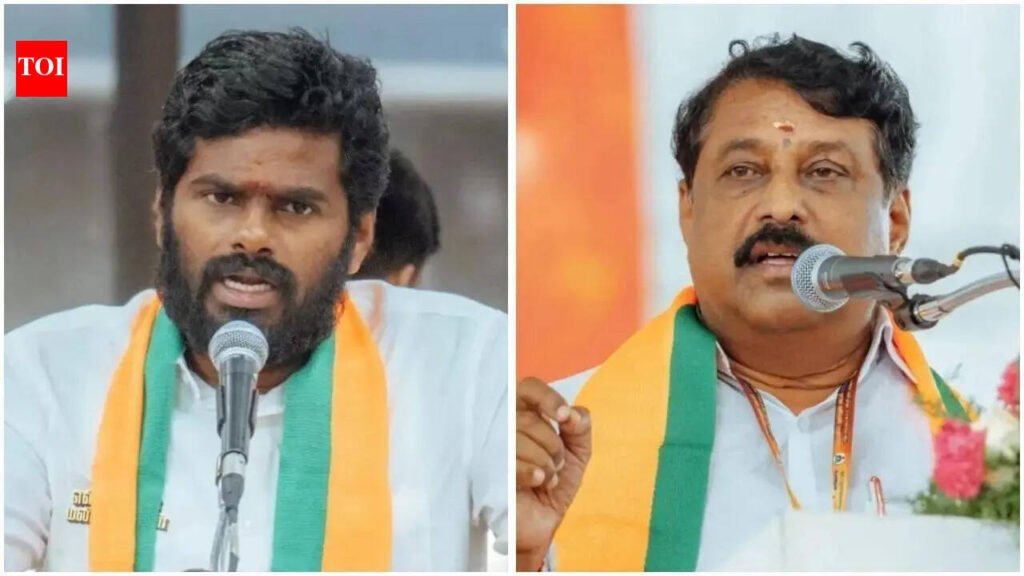 Bjp Tamil Nadu: ‘Don’t leave, we have PM Modi’: BJP TN chief’s appeal to cadres after mass resignations post Annamalai exit | India News