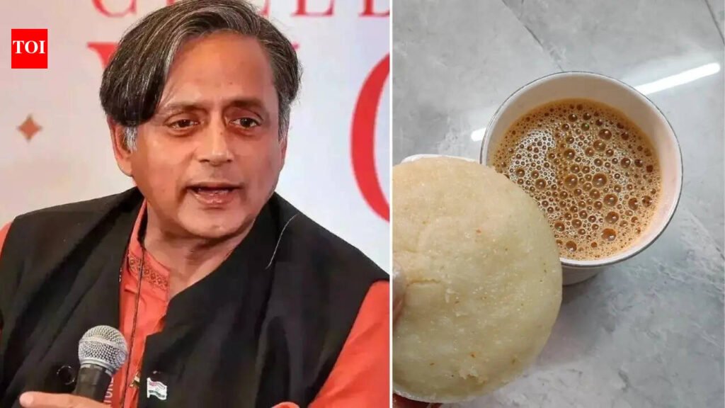 ‘Keep chai in cup and idli on plate’: Shashi Tharoor’s witty response to viral food combination debate | India News