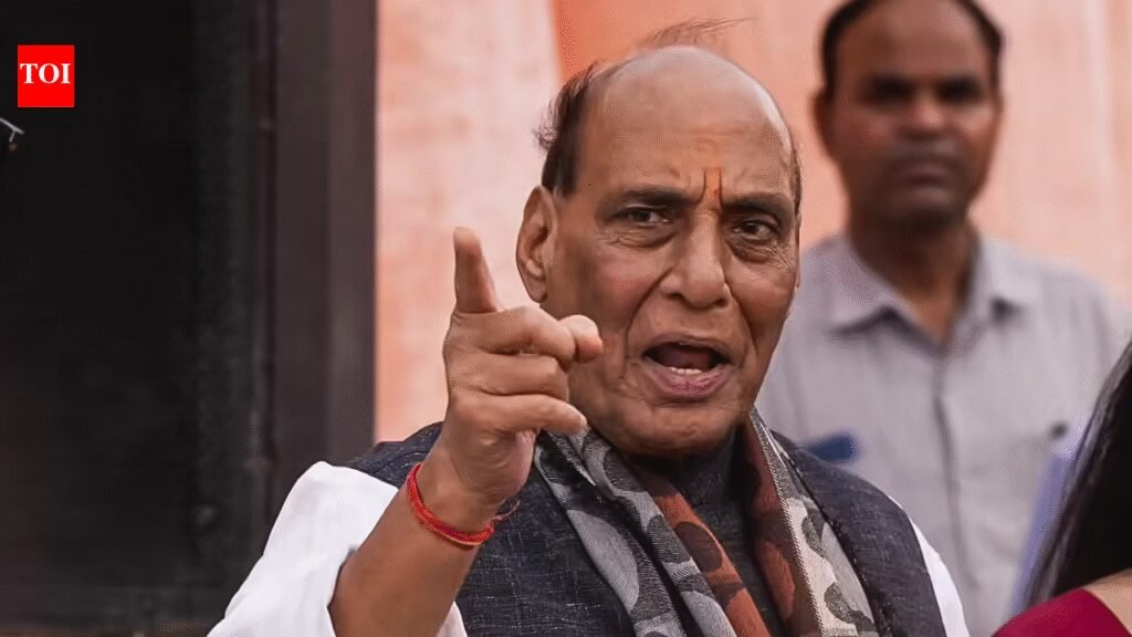 ‘Won’t let Indus waters reach patrons of terror’: Rajnath Singh’s strong message to Pakistan | India News