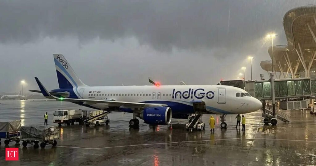 Stationary IndiGo plane suffers lightning strike at Kolkata airport