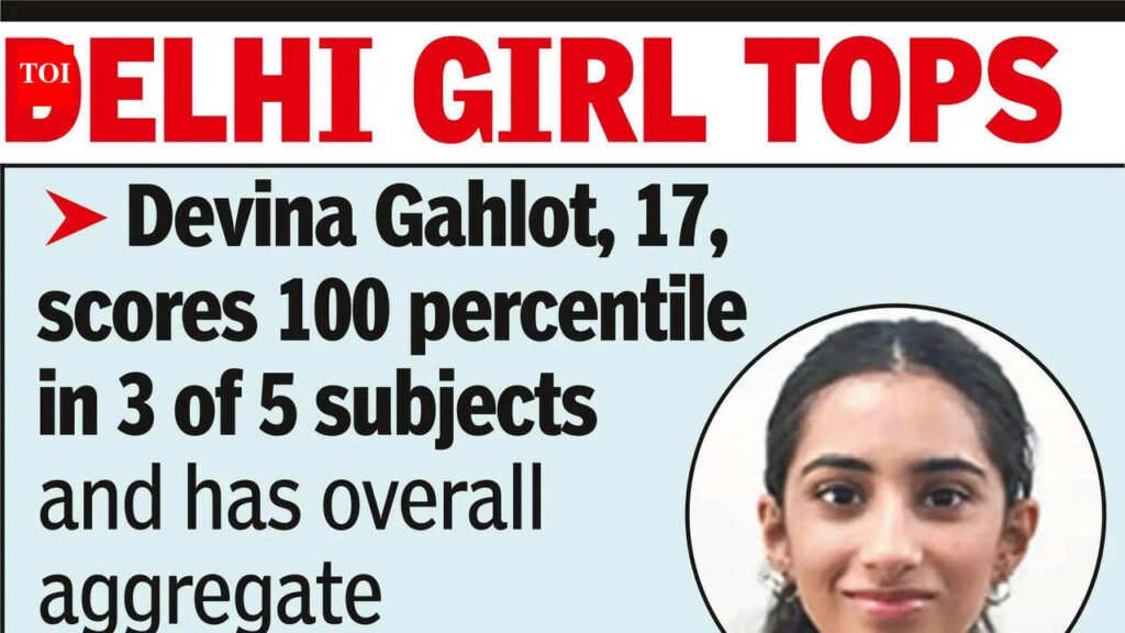 CUET: Students getting 100 percentile in 1 subject up 20% | India News
