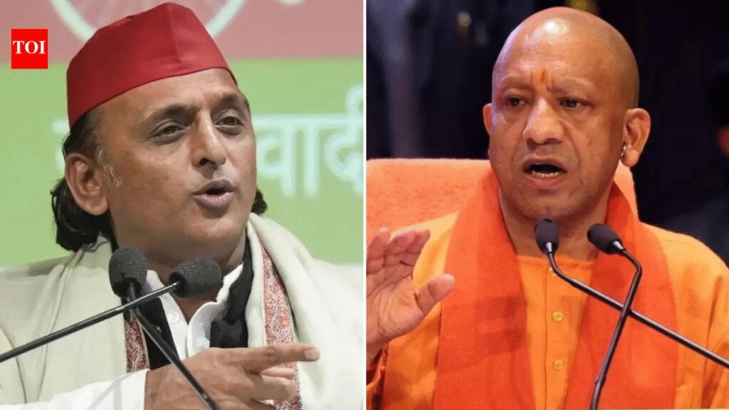 ‘They want to remove CM of Uttar Pradesh’: Akhilesh Yadav links MP CM land row to Yogi Adityanath | India News