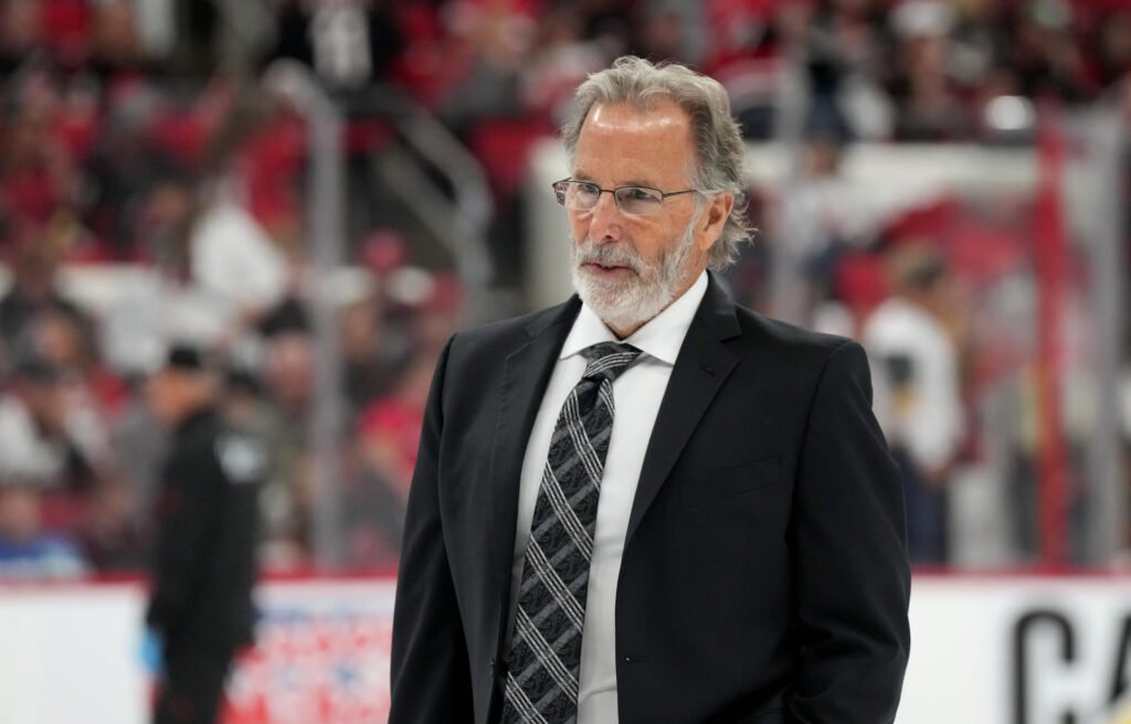 John Tortorella gives Brandon Bussi his flowers after Hurricanes goalie hands Golden Knights a shutout loss in Game 6
