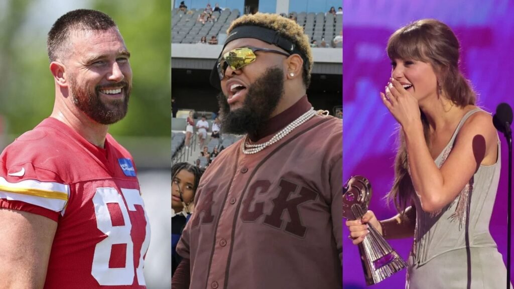 NFL fans react as Travis Kelce hangs out with Druski at boys’ night out ahead of wedding with Taylor Swift