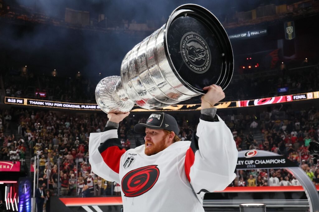 Hurricanes’ Frederik Andersen remembers Claude Lemieux after winning Stanley Cup
