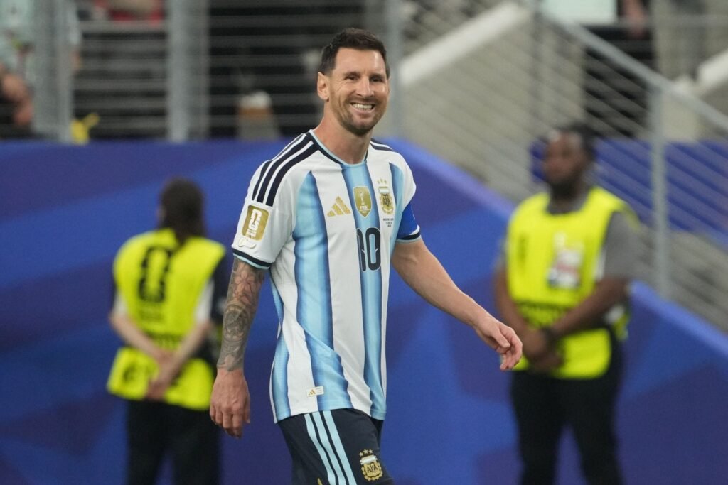Lionel Messi posts on social media after breaking FIFA World Cup goalscoring record