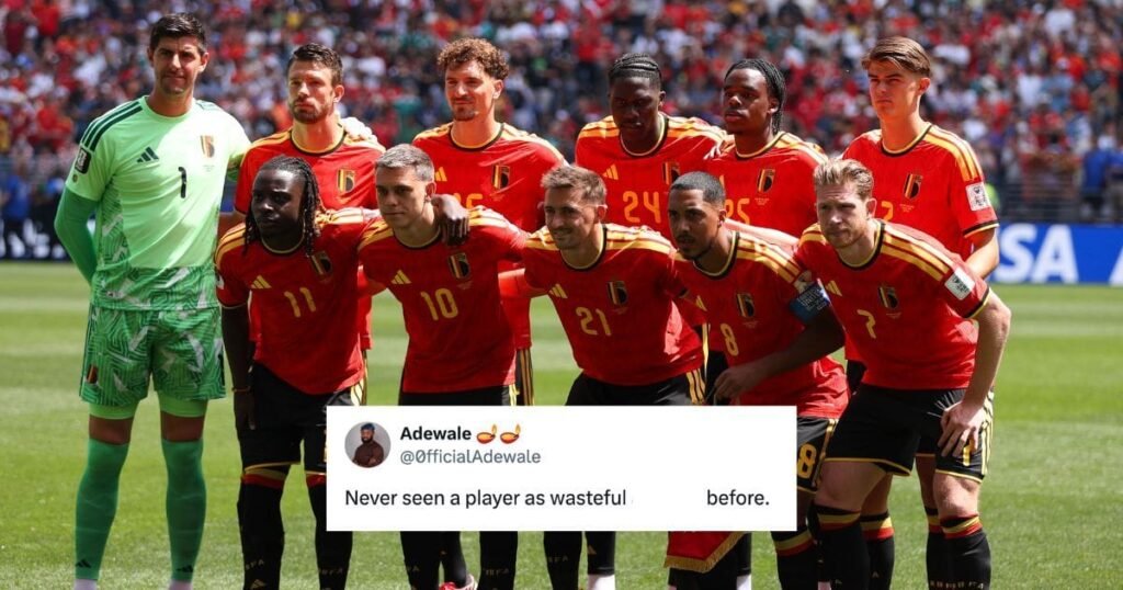 “Might just be overrated” – Fans hit out at Belgium star after 1-1 draw in the FIFA World Cup against Egypt