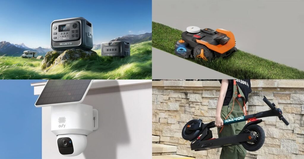 Bluetti sale offers 3,014Wh Elite 300 power station with 350W solar panel + FREE 128Wh Elite 10 Mini for $1,567, Worx robot mowers, more