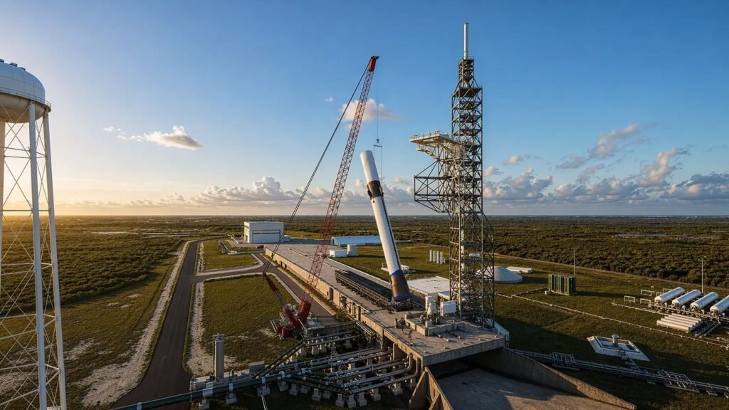Blue Origin starts rebuilding launch pad damaged by New Glenn rocket explosion — and it will look very different when it’s done