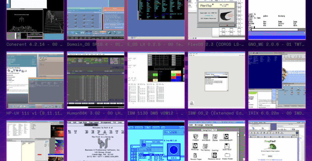 The Virtual OS Museum lets you relive over 600 operating systems right on your desktop