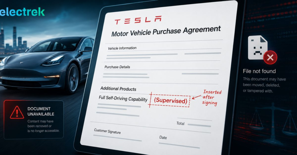 Tesla retroactively added ‘supervised’ to FSD contracts owners signed years ago