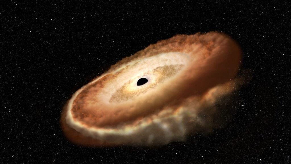 Astronomers solve the mystery of black holes’ delayed cosmic ‘burps’