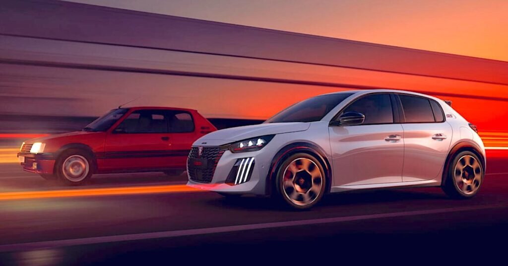 new, 280 hp Peugeot E-208 GTi