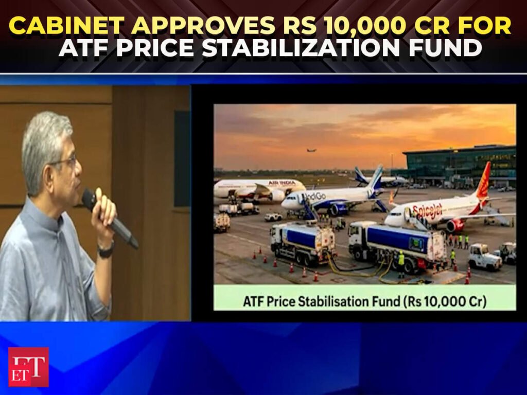 Govt approves ₹10,000 cr ATF Price Stabilisation Fund to support Indian Airlines – The Economic Times Video