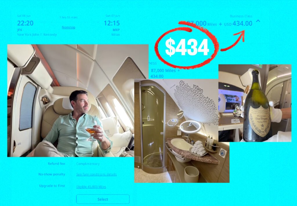 How this traveler booked a $16,000 first-class Emirates flight for $400 — and you can, too