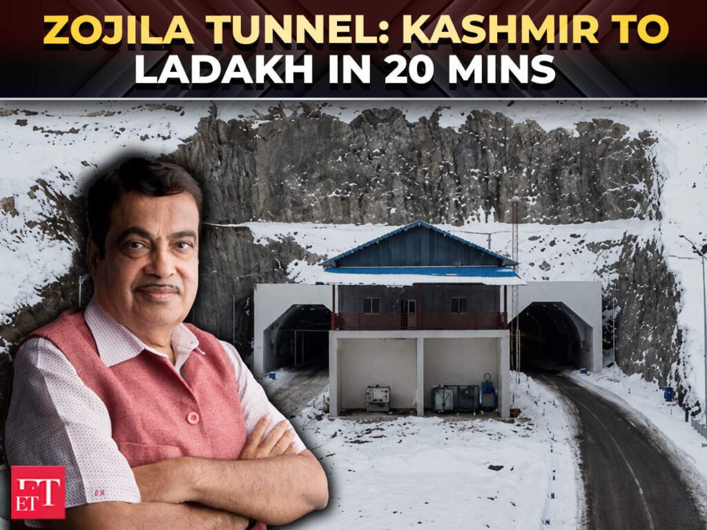 Kashmir-Ladakh all-weather link ‘Zojila Tunnel’ nears reality; Gadkari to trigger breakthrough blast – The Economic Times Video
