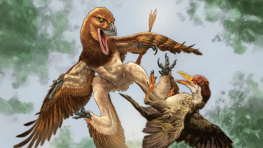 This four-winged dinosaur may have terrorized Earth’s earliest birds
