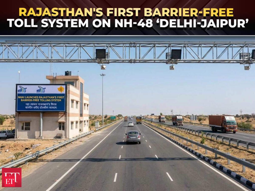 Rajasthan gets its first barrier-free toll plaza on the busy Delhi-Jaipur highway – The Economic Times Video